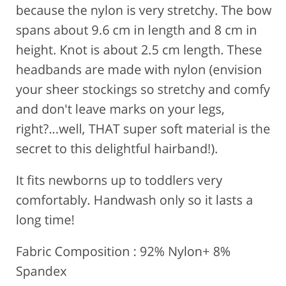 NWT Baby Wisp Infant Headwrap Bow - Picture 8 of 8